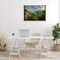 Stupell Industries Lake View Over Mountains Framed Floater Canvas Wall Art Design by Rick Berk
